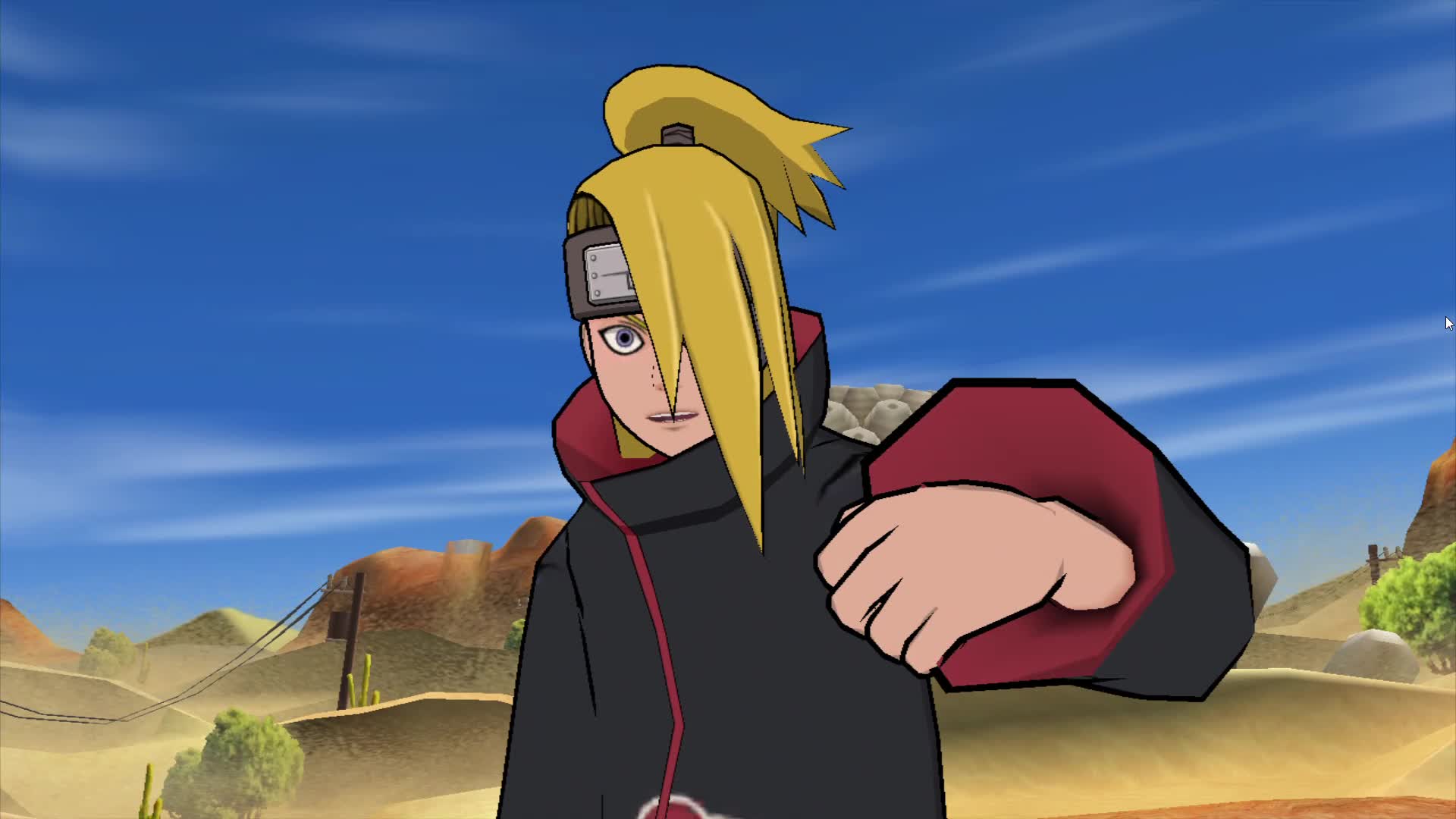 迪达拉 蝎 vs 我爱罗 沙忍上忍