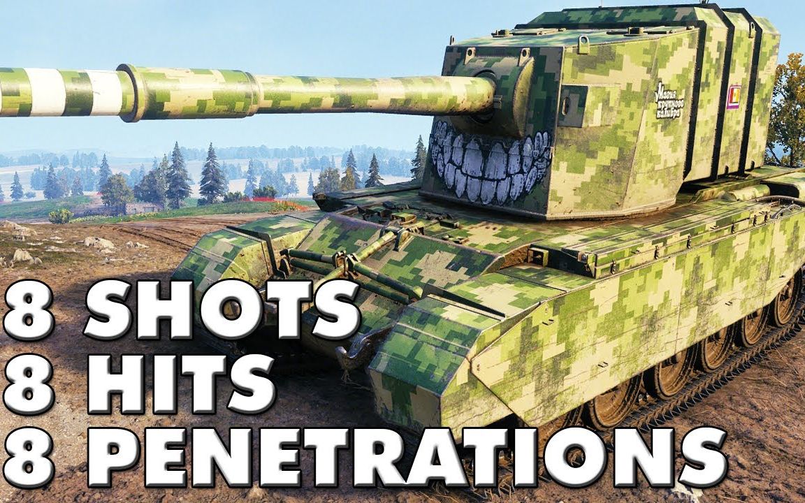 fv4005 stage ii - full penetration hits - world of tanks