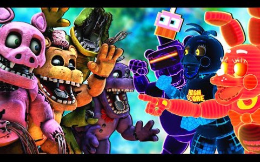 [图][SFM FNAF] Withered Melodies vs Arcade Mayhem