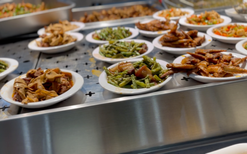 食堂员工餐,今日美食爆料!来看看有没有你爱吃的