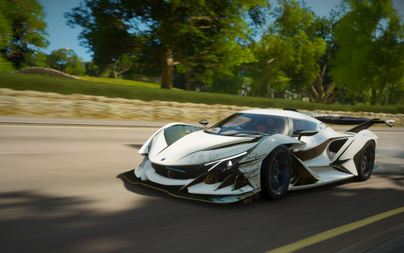 极限竞速地平线4喜提新车阿波罗ie首次跑8分30秒比上次快