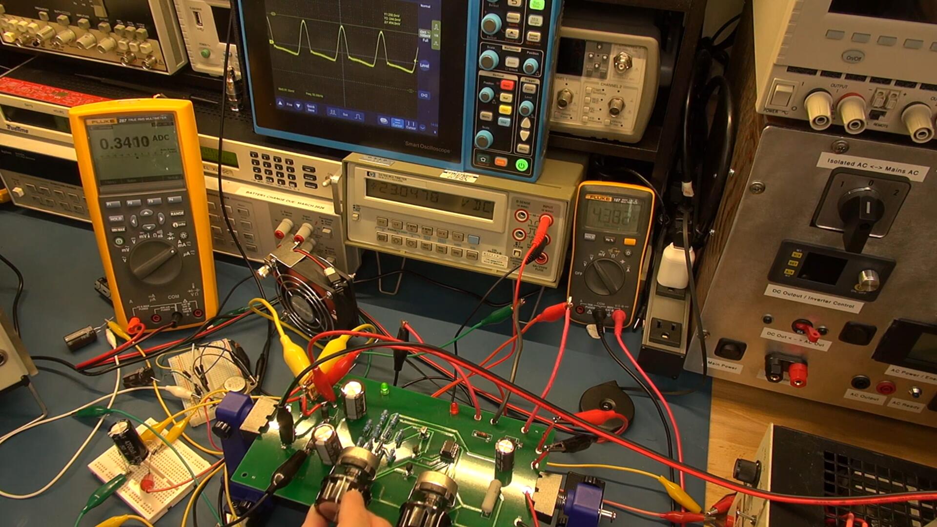 示波器diy台式电源运算放大器振荡器