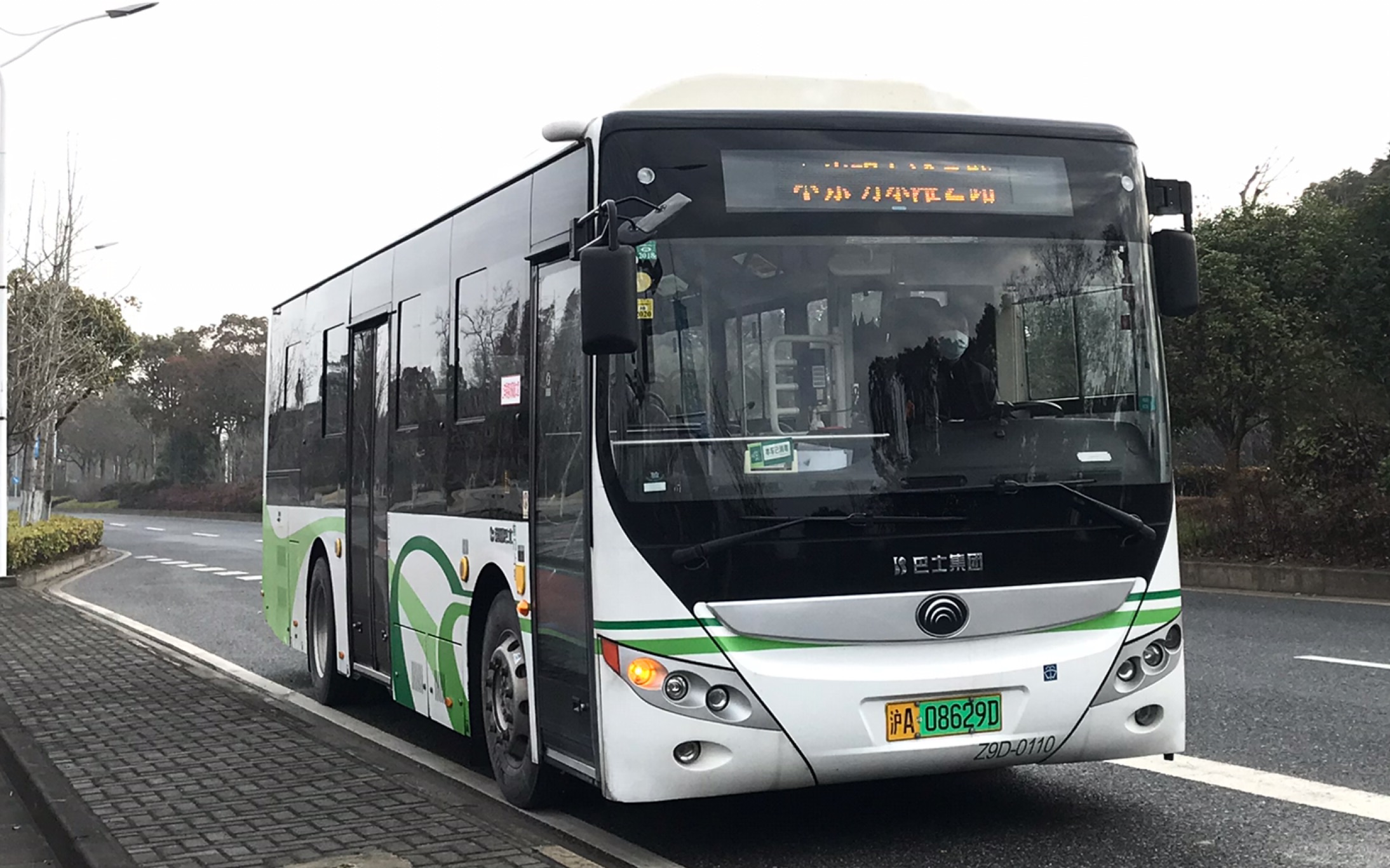 上海公交 崇明东滩2路z9d运行 车内视角