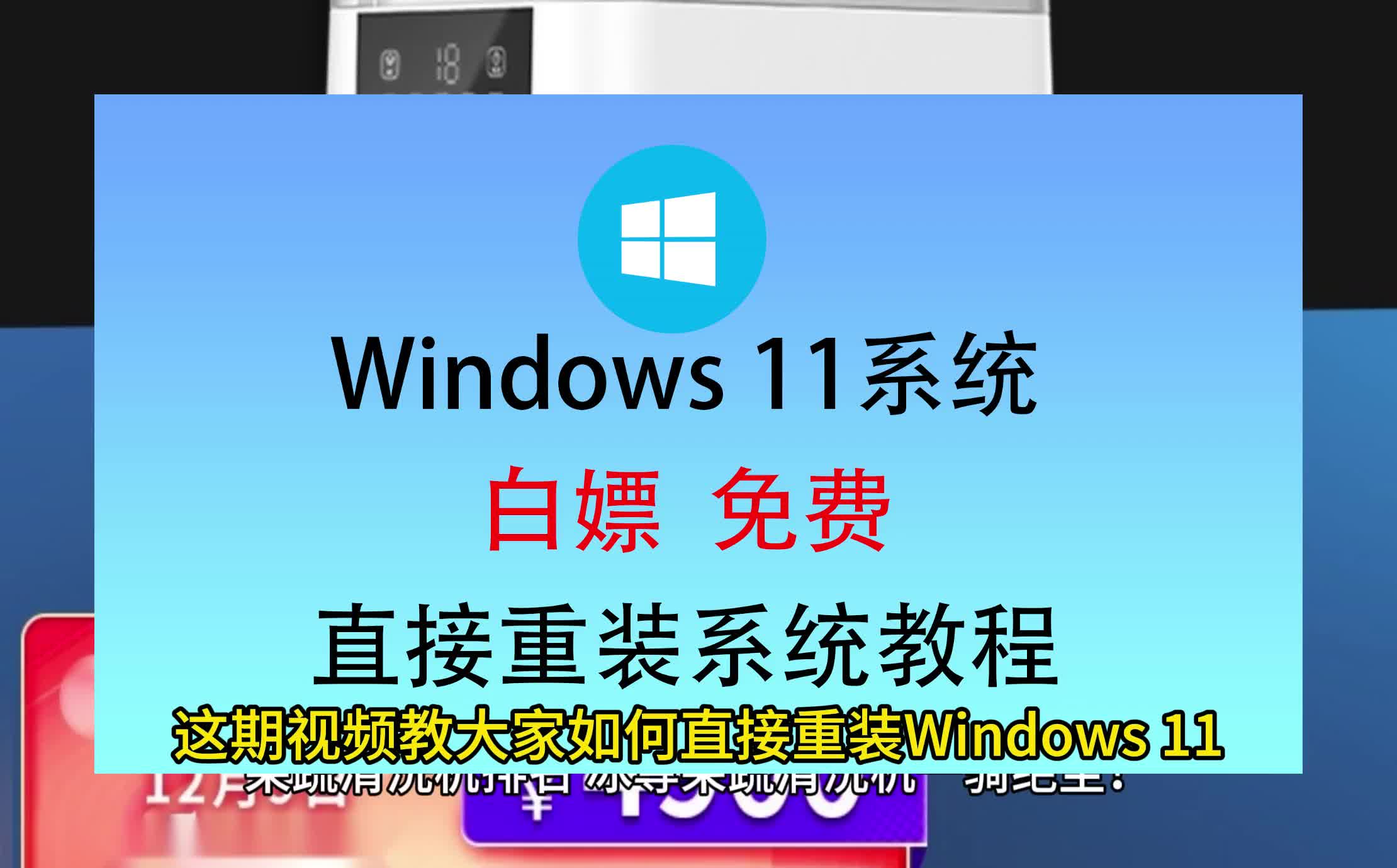 电脑重装系统,windows11下载