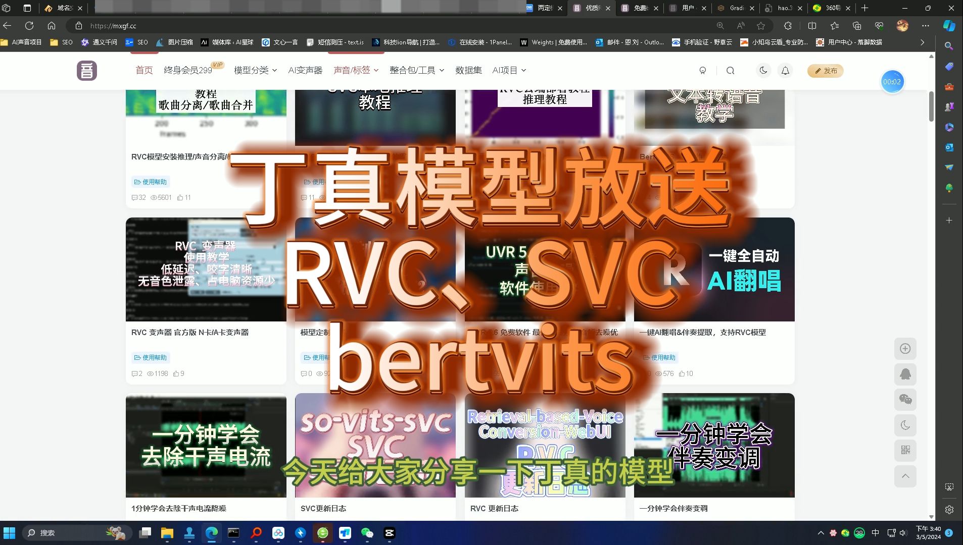 丁真RVC模型、丁真SVC模型大放送、丁真bertvits模型哔哩哔哩bilibili