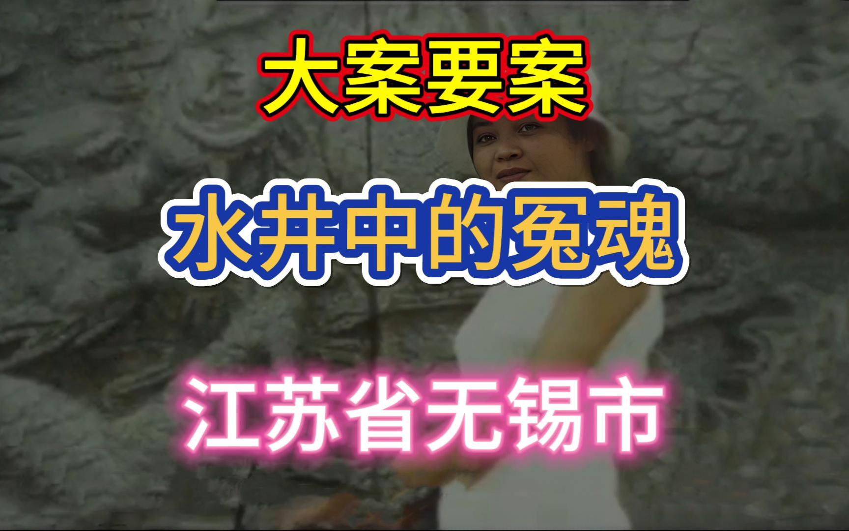 大案要案:水井中的冤魂.(江苏省无锡市命案)哔哩哔哩bilibili