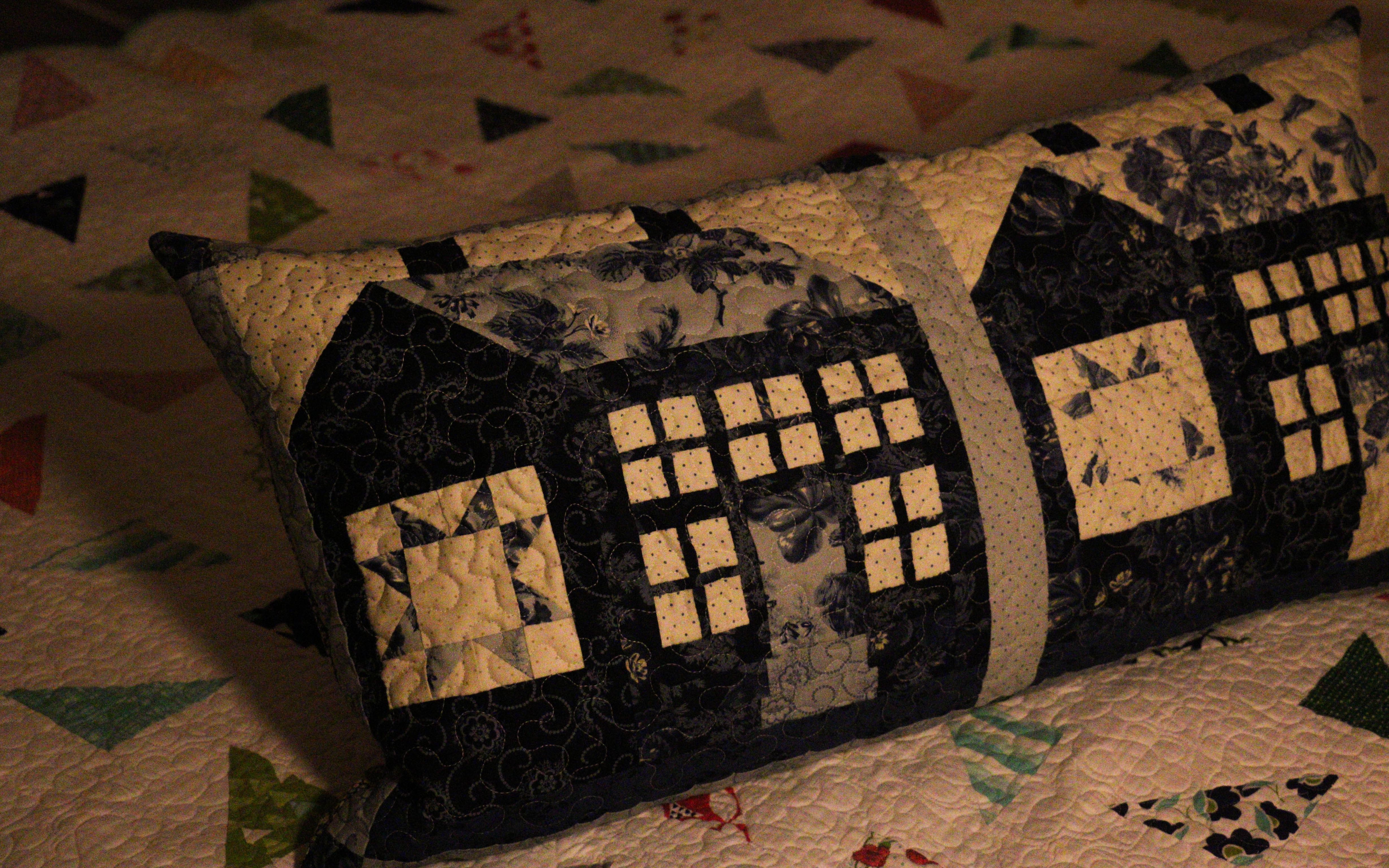 拼布手作北欧风枕套