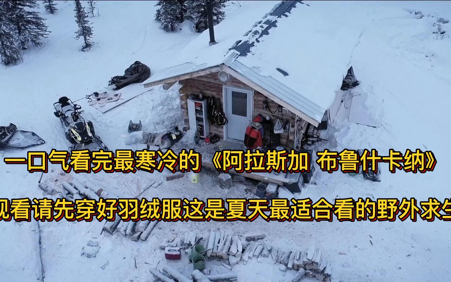 [图]南方小伙伴梦寐以求的雪地求生《阿拉斯加 布鲁什卡纳》小伙挑战零下40度的天然速冻冰箱