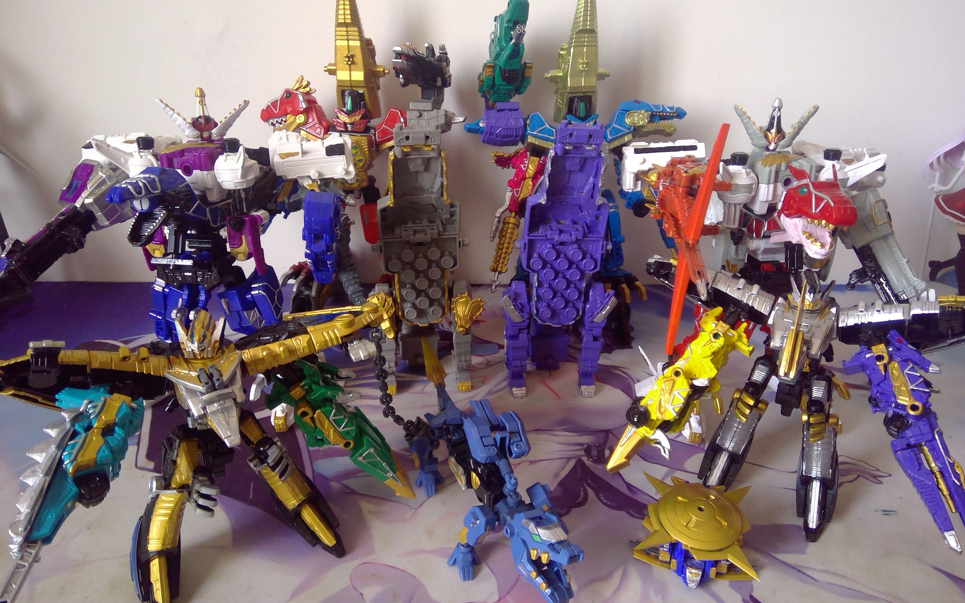 374 食玩 兽电战队 00~23 地震盗龙王 & 极·巨人炮