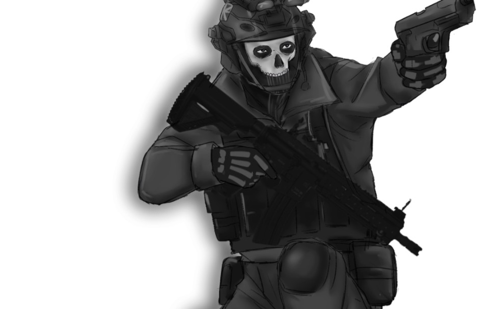 【使命召唤/ ghost】摸个ghost