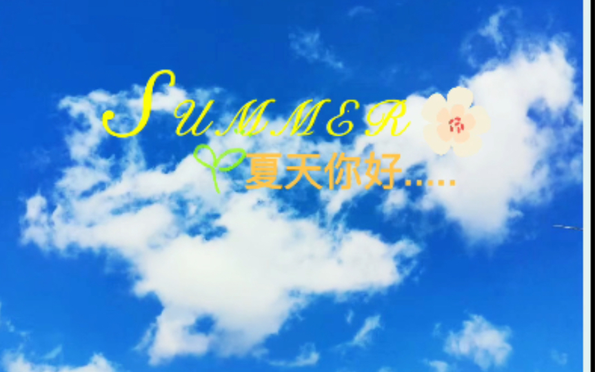 期待夏天,向往美好