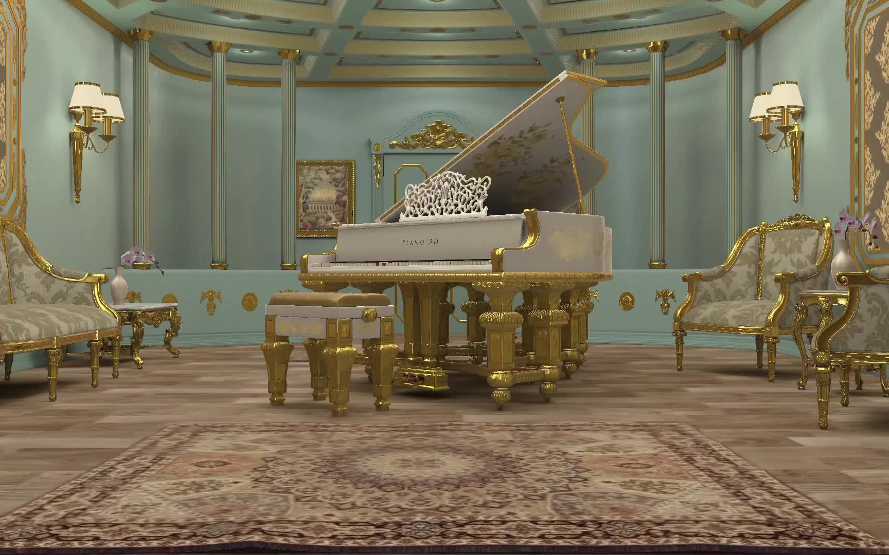 [图]【四手联弹】Piano 3D演奏《爱的协奏曲》（理查德·克莱德曼版本）