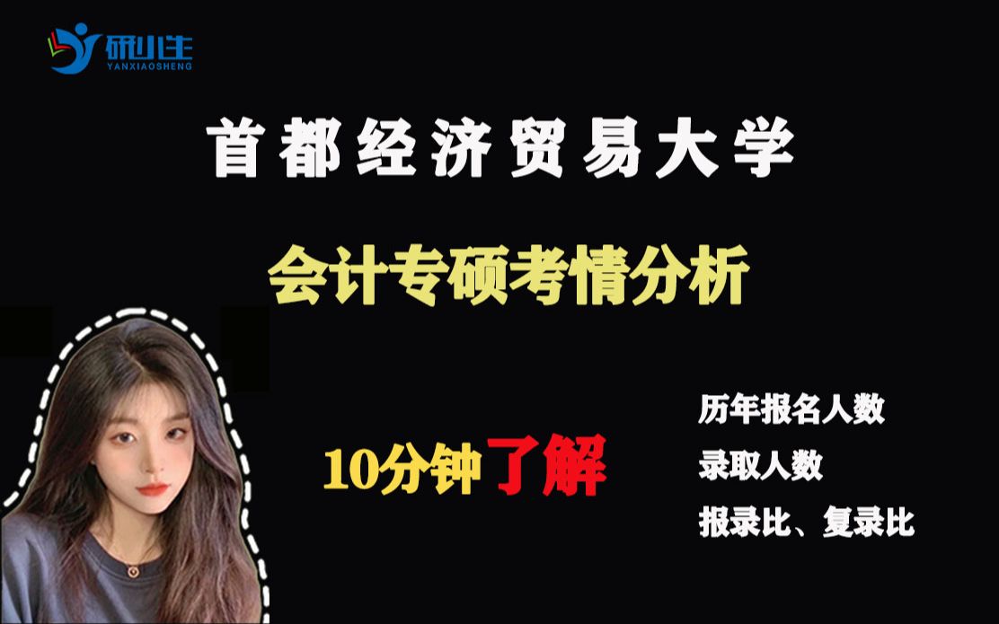 首都经济贸易大学会计专硕MPacc考研数据分析会计招生人数会计报名人数录取人数首经贸会计专硕报录比和复录比介绍哔哩哔哩bilibili