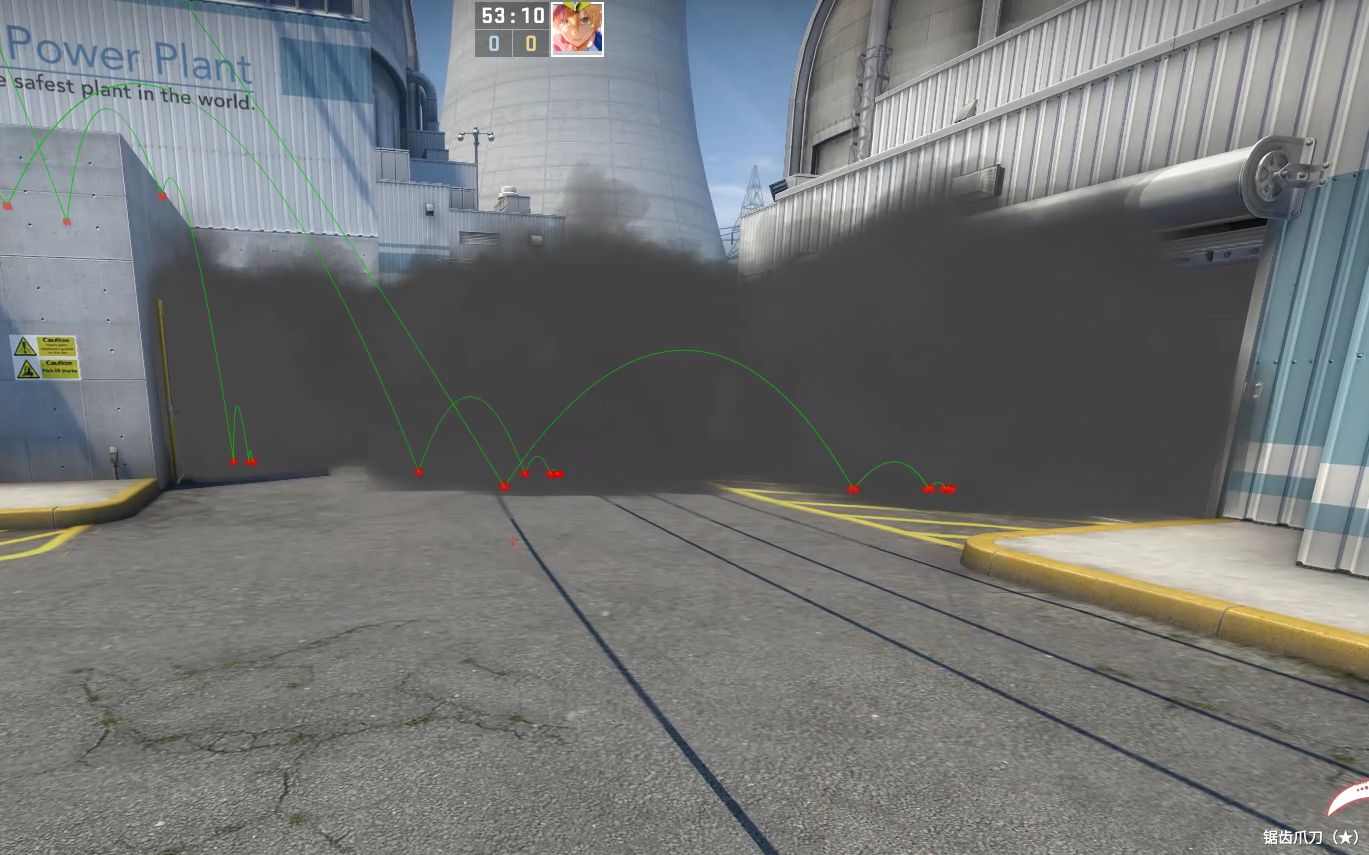 《cs:go》核子危机外场:仓库-正门慢速一线烟