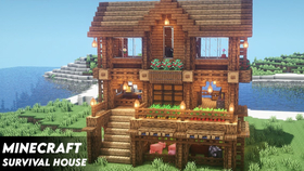 Mc My House Minecraft搬运 建造木制生存房屋 哔哩哔哩 つロ干杯 Bilibili