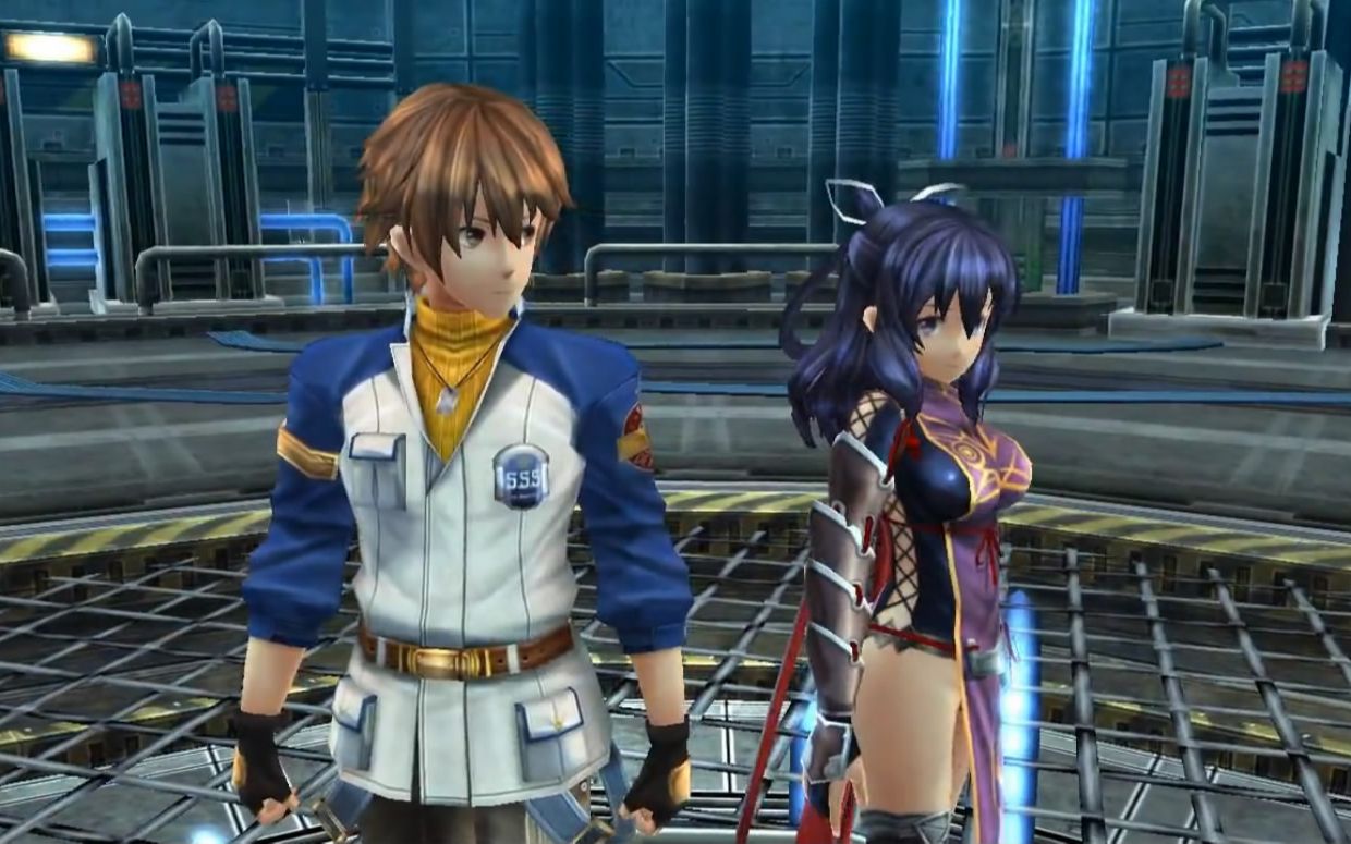 闪之轨迹2一周目噩梦外传罗伊德莉夏vs黑发年轻人黑衣少女