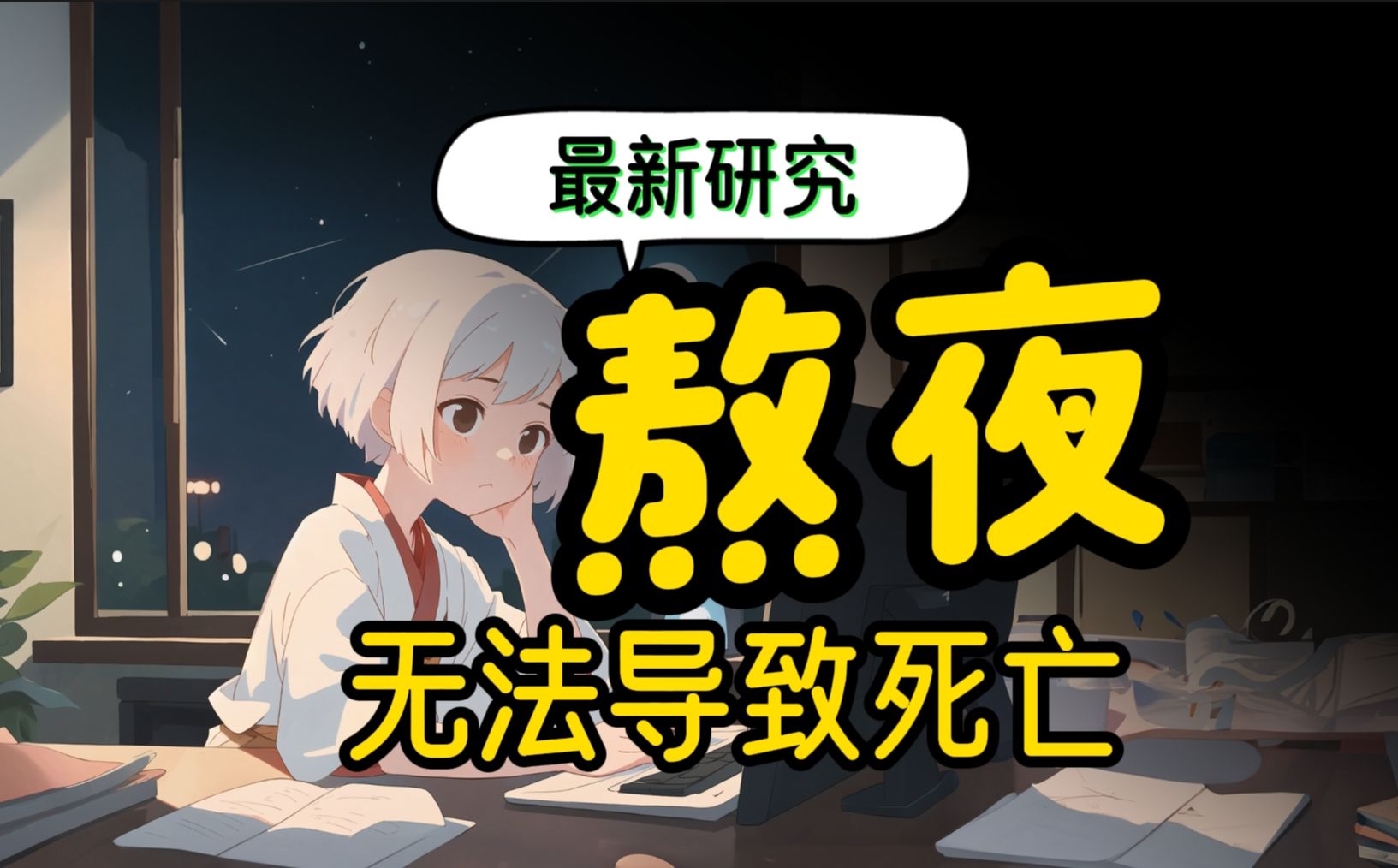 【科学前沿】打工人迎来福报,熬夜无法去世!最新权威期刊发表不睡觉导致死亡原因查明!哔哩哔哩bilibili