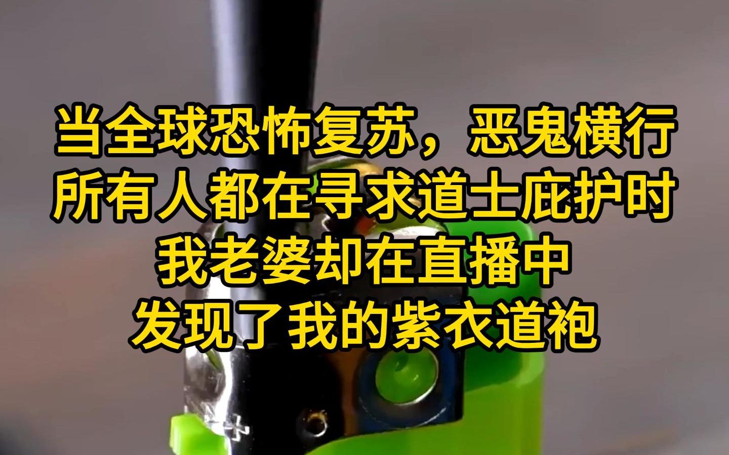 所有人都在尋求道士庇護時,我老婆卻在直播中發現了我的紫衣道袍