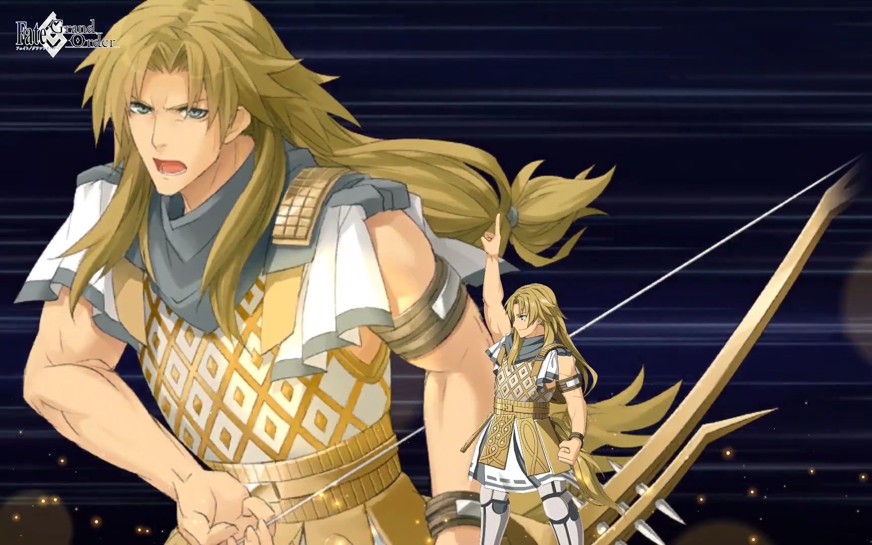 【fgo】4星99弓阶99喀戎(cv:武内骏辅)宝具【1080p】