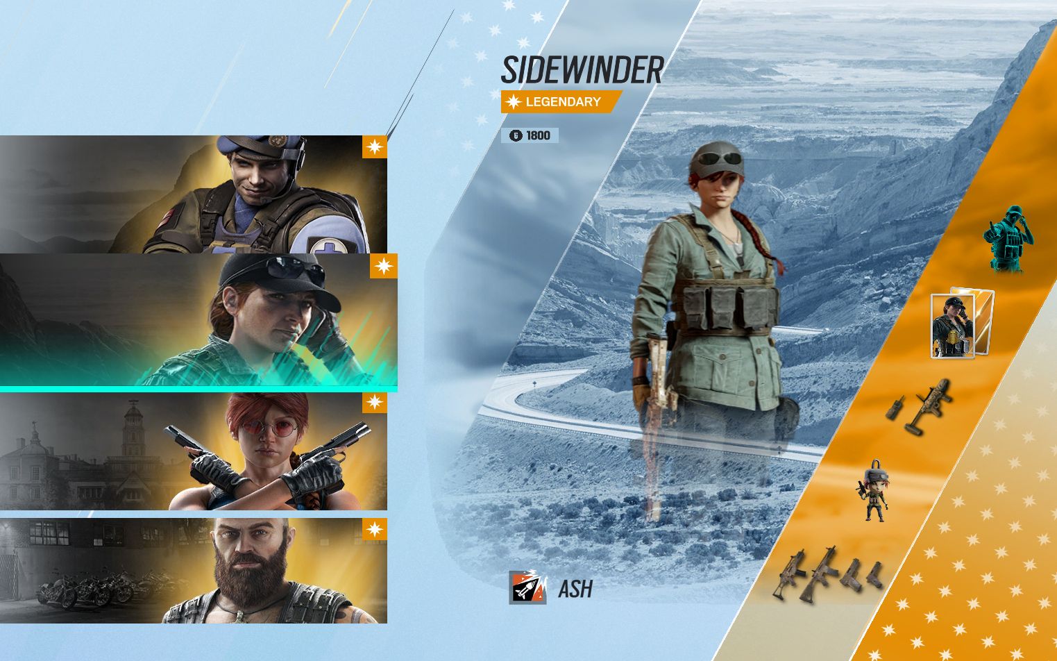 【精英制服】ash精英制服同捆"响尾蛇"游戏内全细节展示《彩虹六号