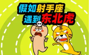 Download Video: 假如射手座遇到东北虎，遇到老虎该怎么办？