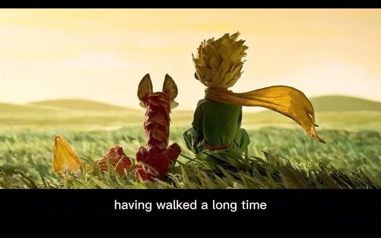 [图]可能是最好的小王子英文朗读版本12 | 影子跟读 | 同步字幕 The Little Prince (Haley Joel Osment)