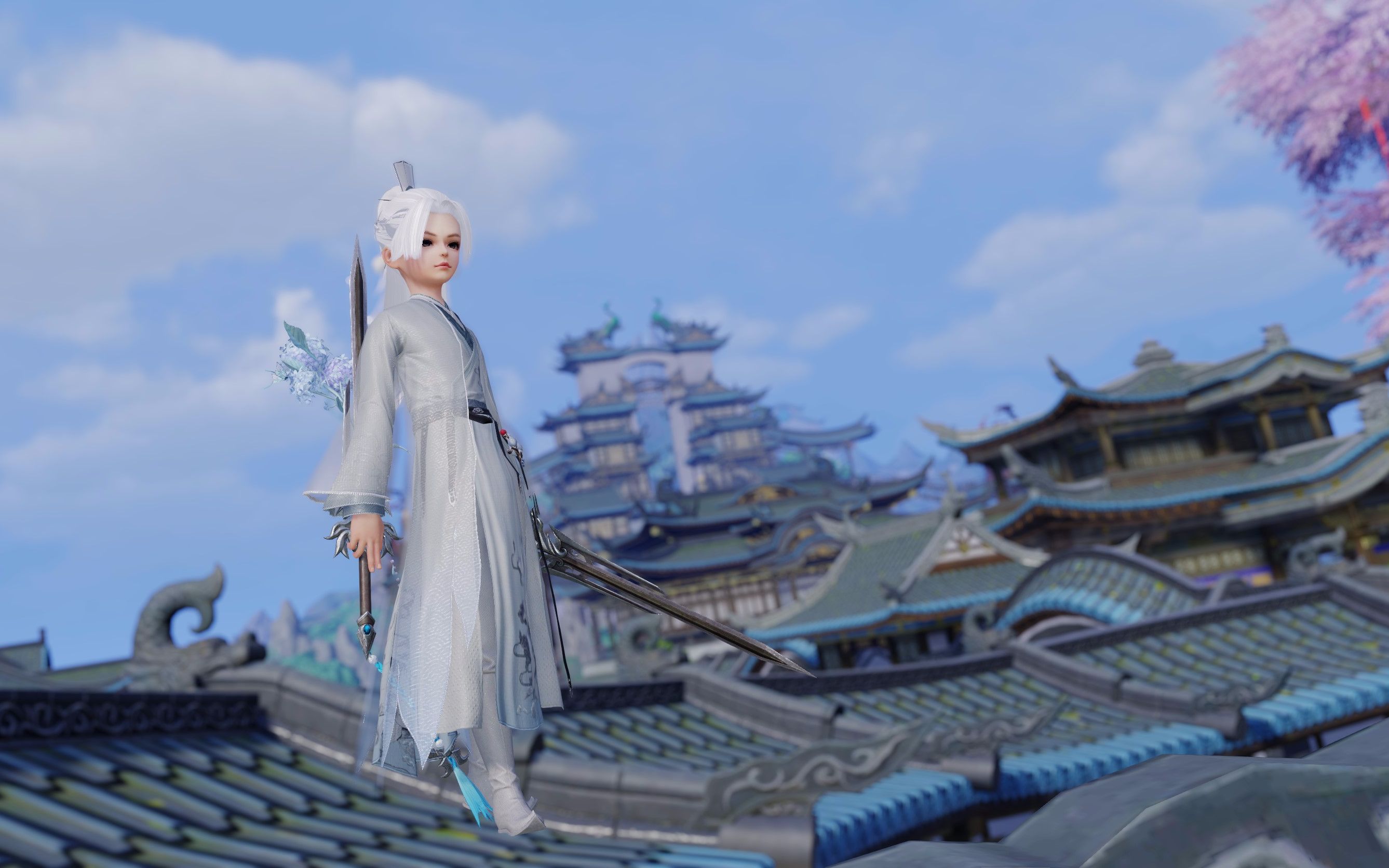 剑三花朝盒子蓬山归岚冷魄琼枝小男孩体型特效野猪坐骑龙豨