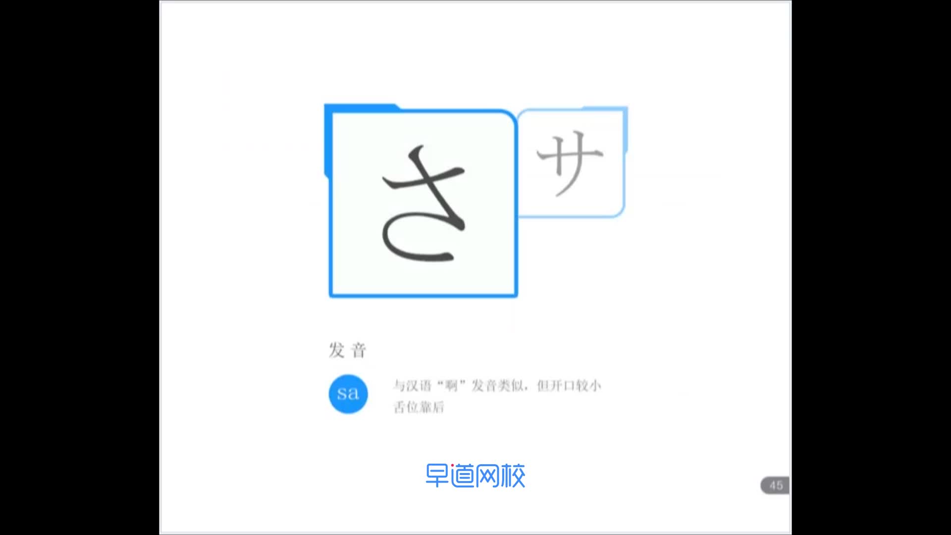 【早道网校】日语五十音图神级教程(さ)哔哩哔哩bilibili