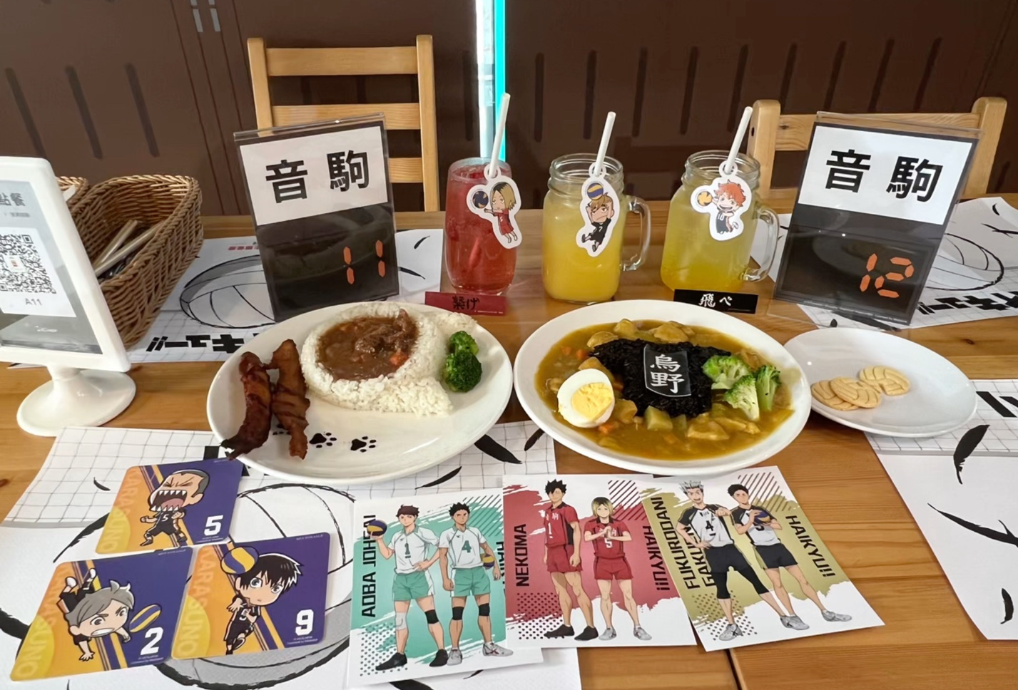 《排球少年》 FANFANS CAFE 粉粉快闪主题餐厅哔哩哔哩bilibili