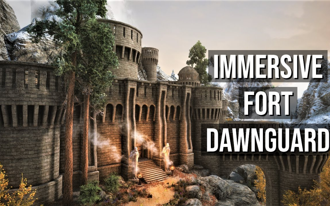 上古卷轴5原版地域修改身临其境的黎明守卫堡垒