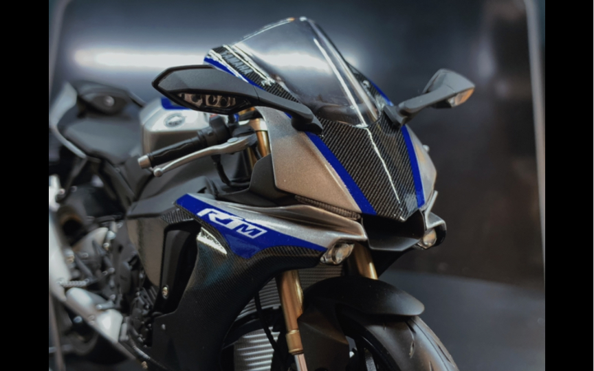 田宫1/12 yzf-r1m 雅马哈r1 快速制作成品分享