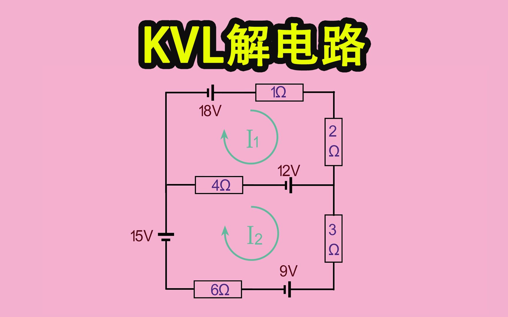 [图]《菜鸟电路解析》009-如何利用KVL，基尔霍夫电压定律解题-Neo