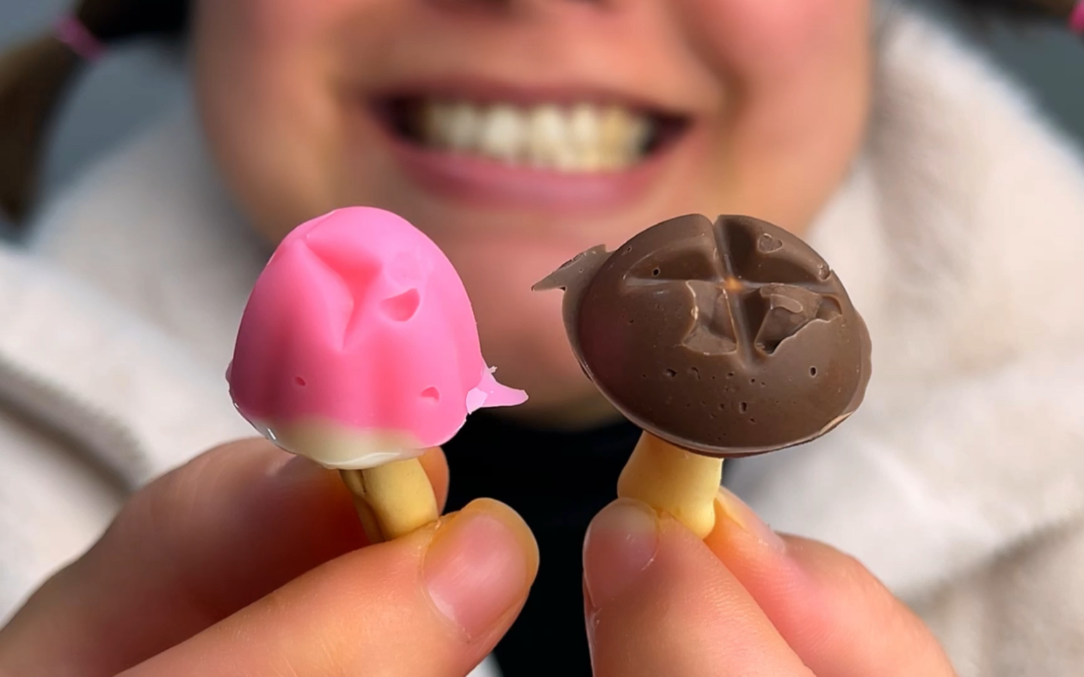 巧克力蘑菇糖果手工diy