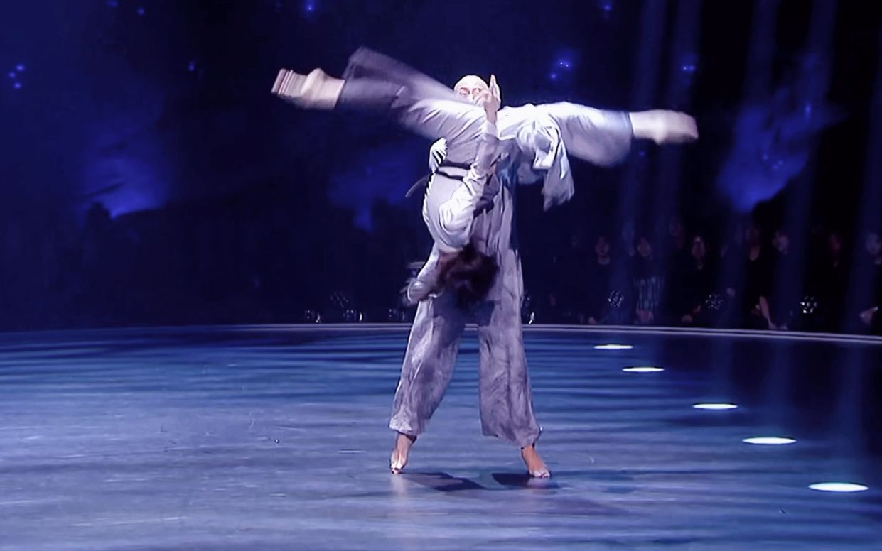 艺考舞蹈风暴神仙剧目朱瑾慧x王韬瑞x师说强强联合全程蒙眼挑战精准