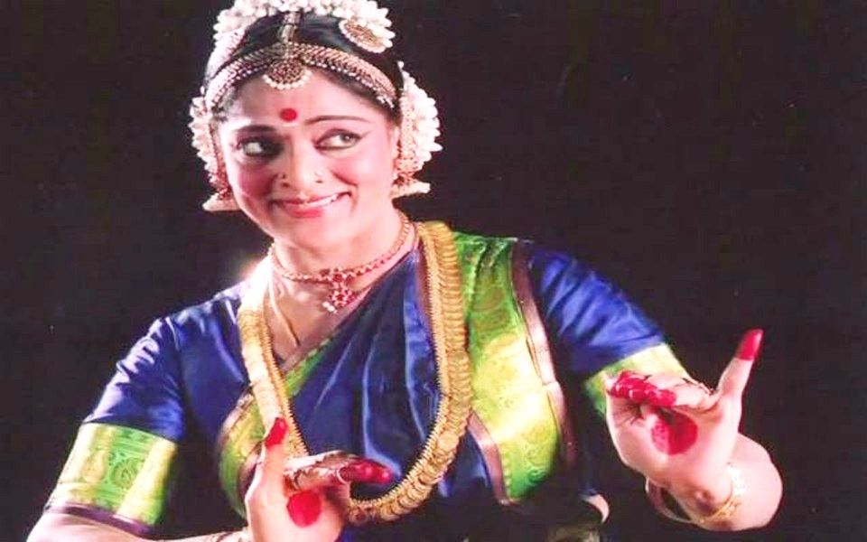 印度古典舞大师s kanaka的婆罗多舞 bharatanatyam