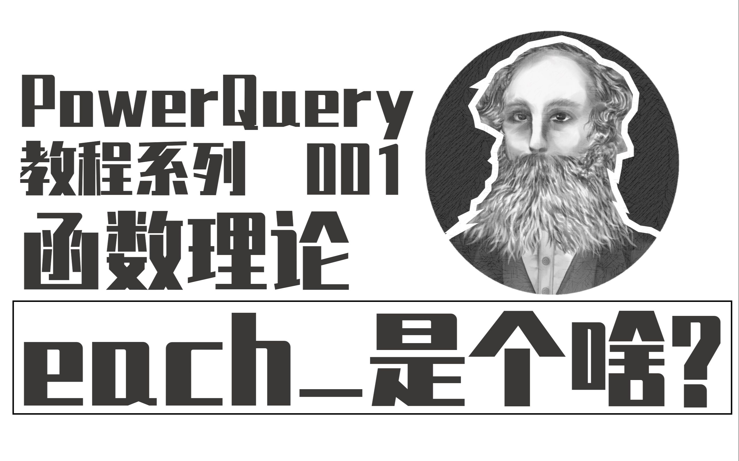 PowerQuery函数理论 | 001 each下划线是个啥?哔哩哔哩bilibili