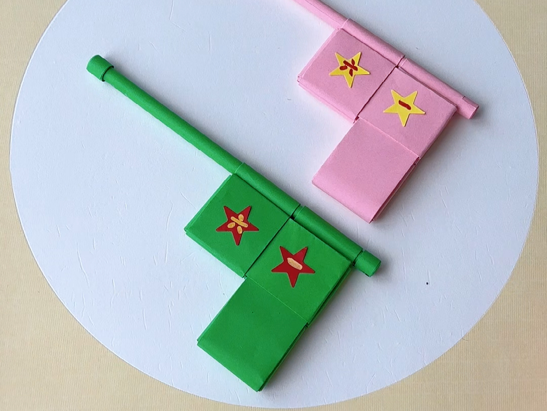 折过这个折纸手枪的,孩子都能打酱油了吧?