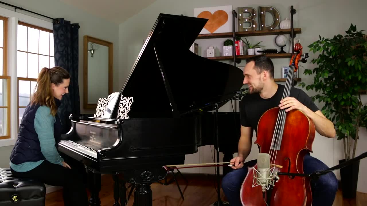 loveyourself钢琴大提琴合奏油管夫妇brooklynduo超强合奏贾斯汀比伯