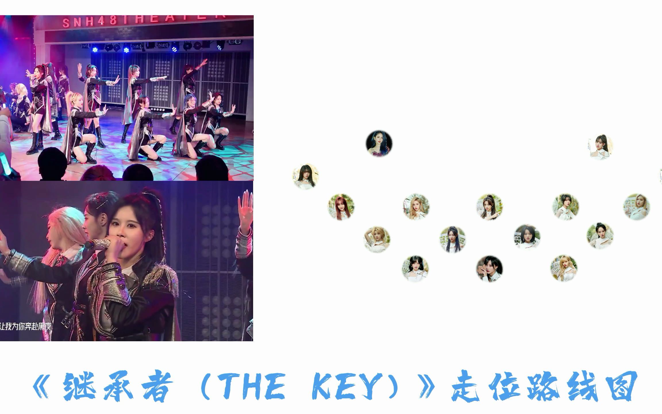 [图]【TEAM SII】艾斯兔《幻镜》公演走位路线图2——《继承者（THE KEY）》【SNH48】