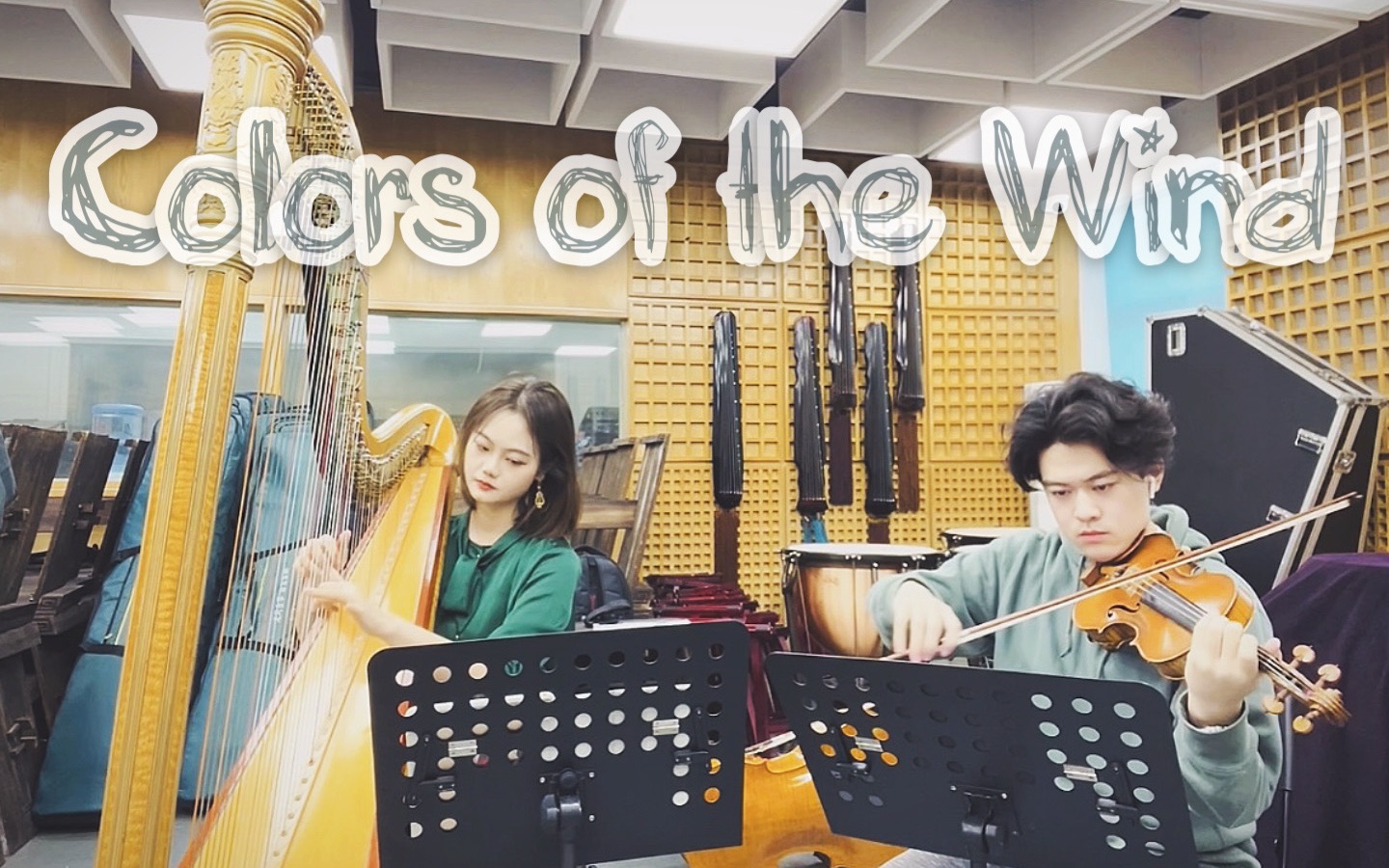 [图]Colors of the Wind｜from "Pocahontas"｜迪士尼《风中奇缘》| violin&harp