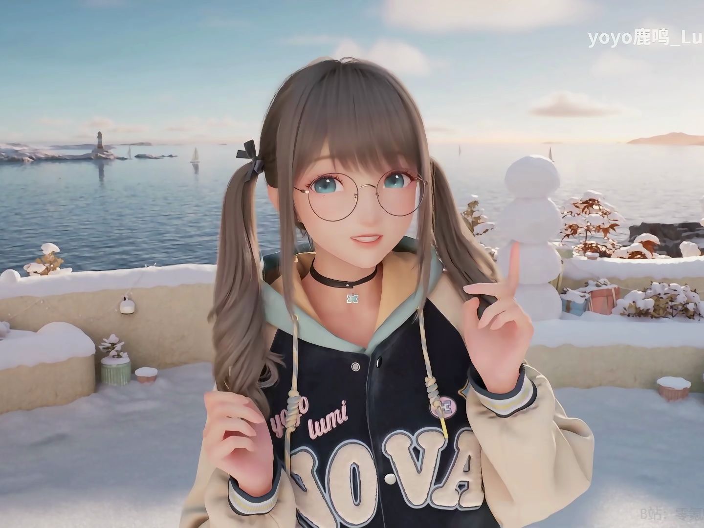 『4k / 30』动态水印【【直播录像】送你一片雪花】