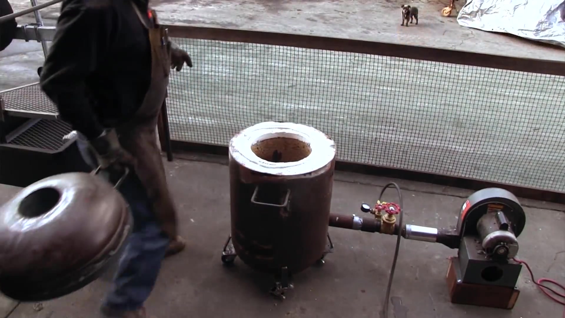 坩埚乌兹钢制作(3)_哔哩哔哩 (゜-゜)つロ 干杯~-bilibili