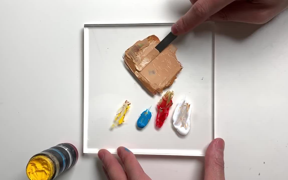 彩妆师的调色原理 用原色调出皮肤的颜色 肉色