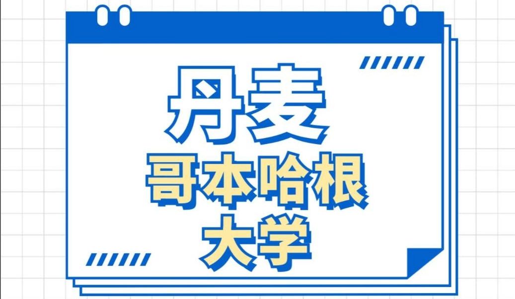 丹麦PhD哥本哈根大学全奖医学博士岗位哔哩哔哩bilibili