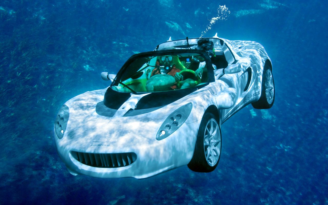 灵感源于007海底城|可以潜航的汽车|rinspeed squba 介绍片