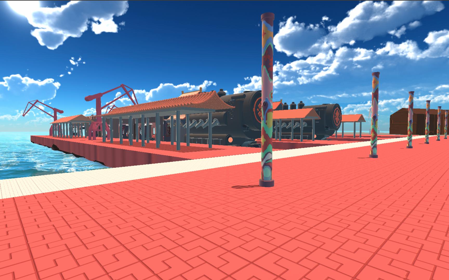 自制3d版dnf海上列车,更新日志04