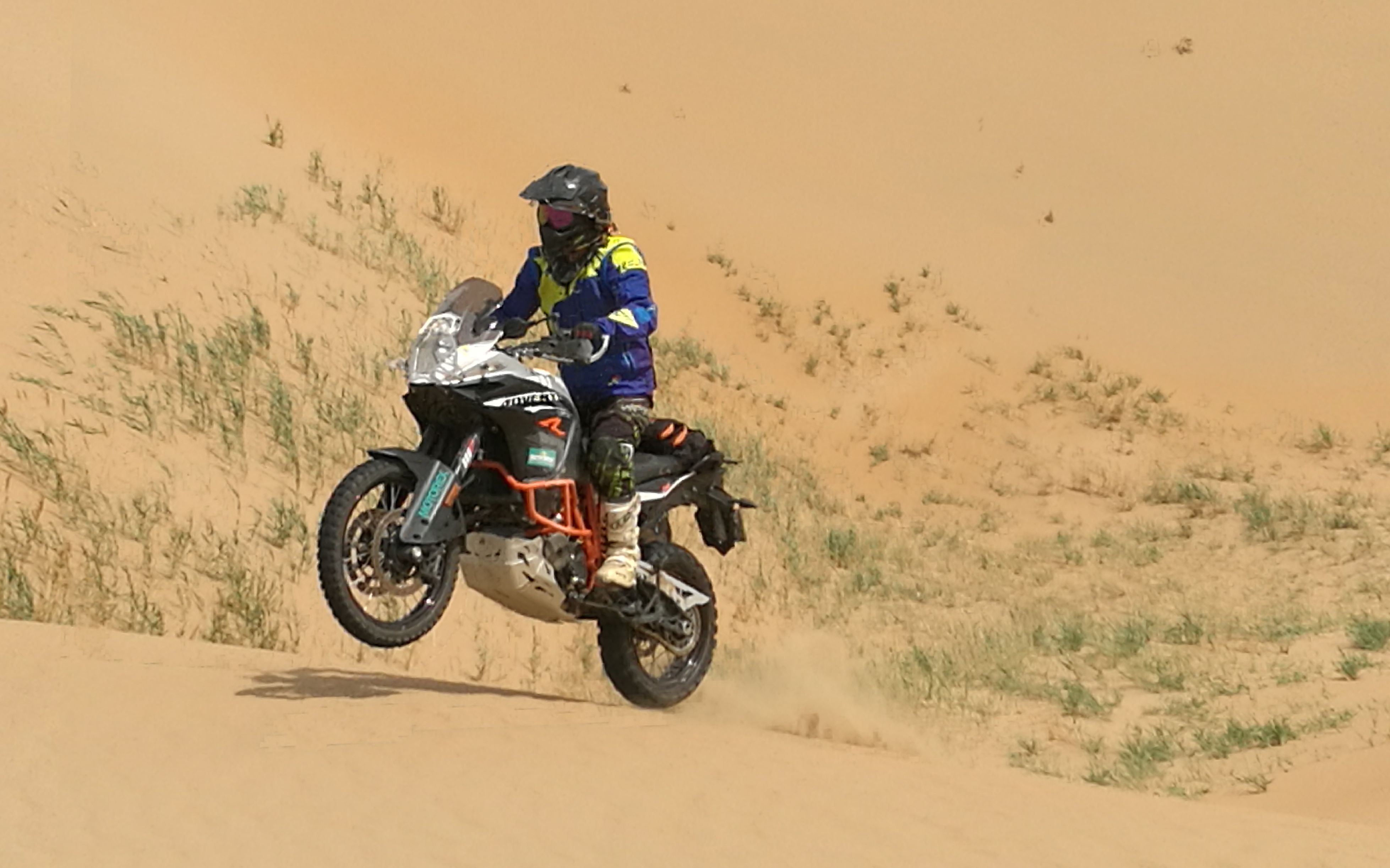 ktm大野驴库布奇沙漠之旅_哔哩哔哩_bilibili