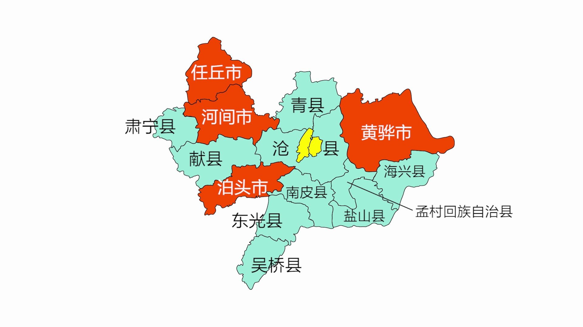 河北沧州市区图图片
