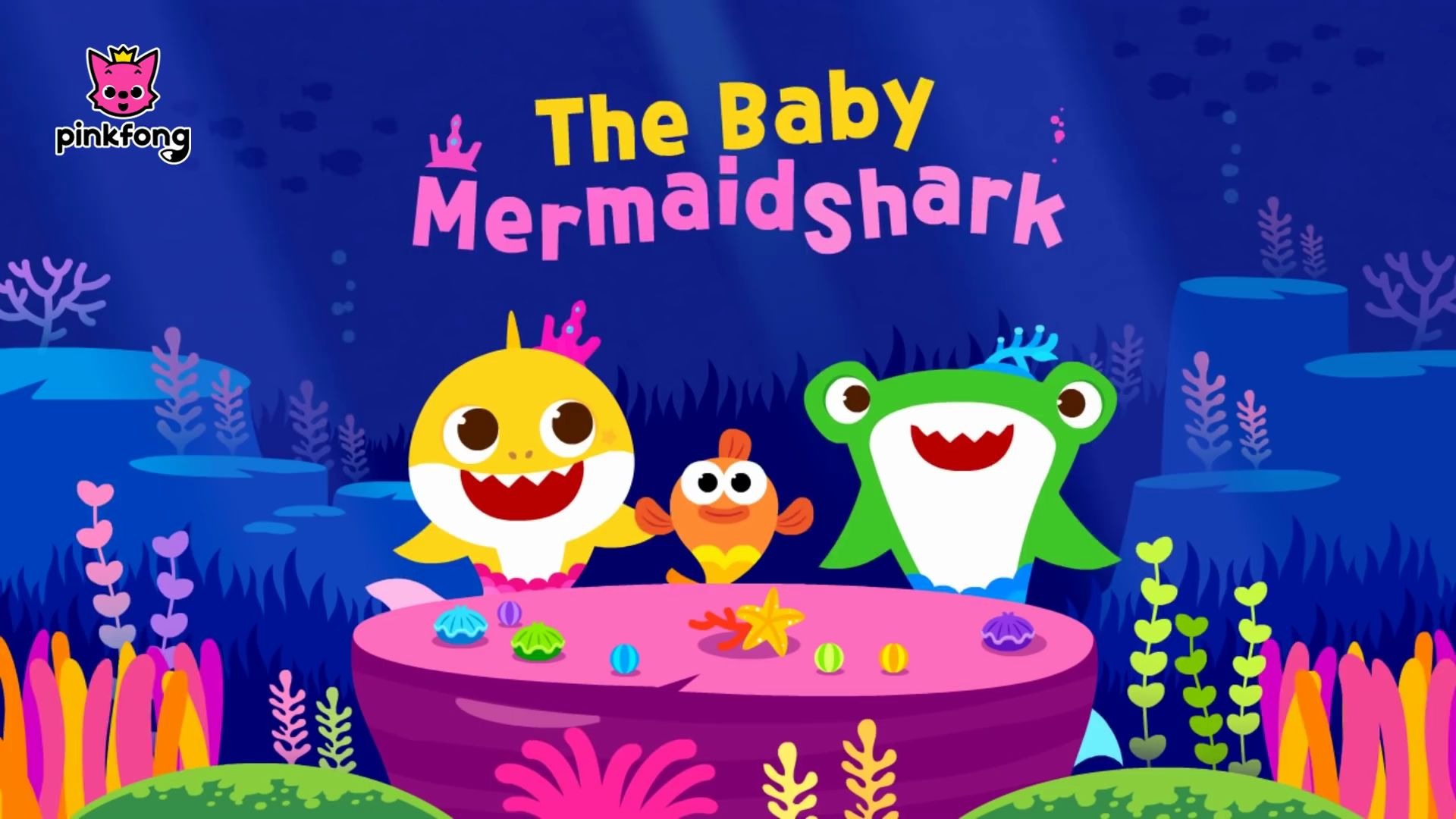 [图]Baby Mermaid Shark - Sing with Baby Shark - Baby Shark Songs - Baby Shark Offici