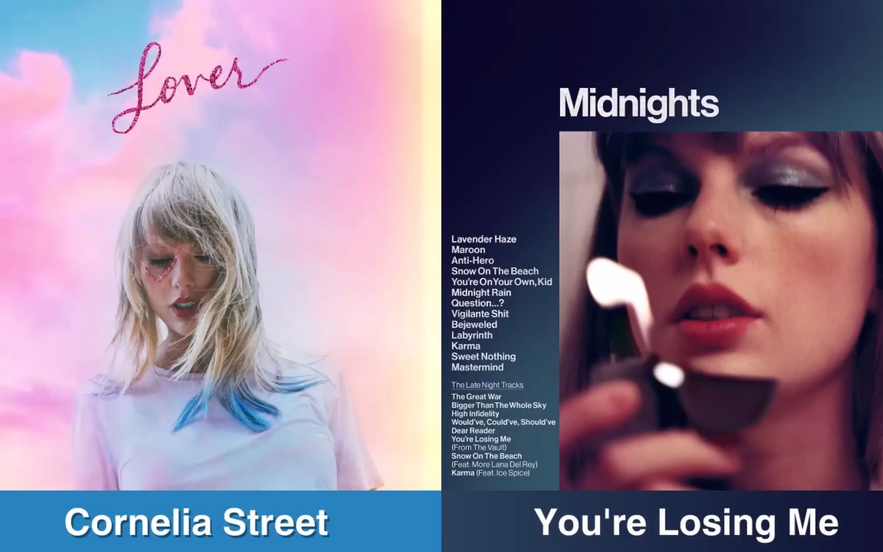 [图]Cornelia Street x You're Losing Me [Taylor Swift Mashup]